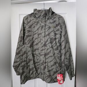 Women's North Face  DryVent Camo Rain Jacket, Size M